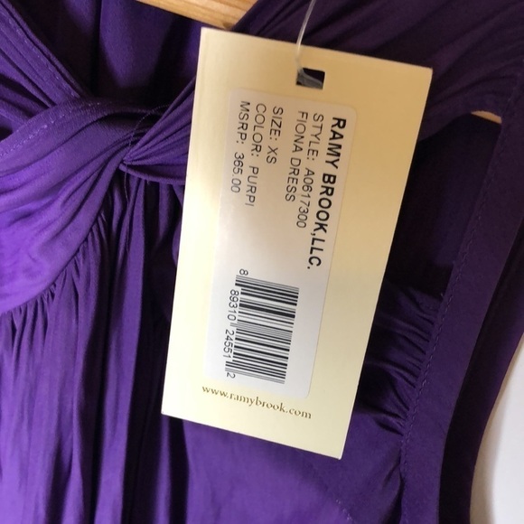 Ramy Brook Fiona Dress in Purple XS - Picture 4 of 9